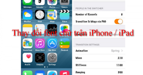 Thay đổi font chữ iPhone/iPad: Bạn muốn thay đổi font chữ trên iPhone/iPad để trở nên độc đáo và phong phú hơn? Hãy đọc bài viết này để tiết kiệm thời gian tìm kiếm font chữ và thực hiện việc thay đổi một cách dễ dàng và nhanh chóng.