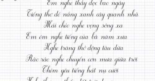 Những điều cần biết về Font chữ viết tay cho bậc tiểu học - Gõ ...
