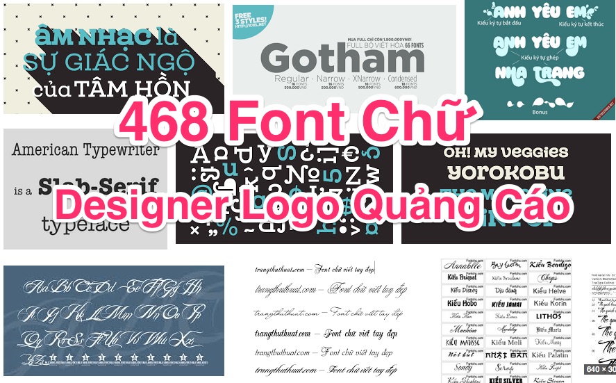 Tuyển chọn 300 Font chữ đẹp quảng cáo Dành cho những bản quảng cáo sáng tạo