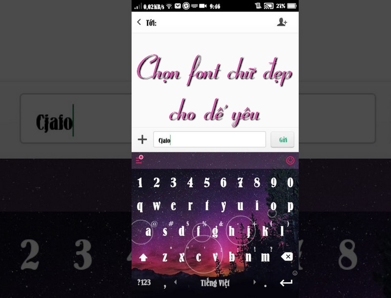 Cài Đặt Font Chữ Đẹp Cho Điện Thoại Android - Gõ Tiếng Việt