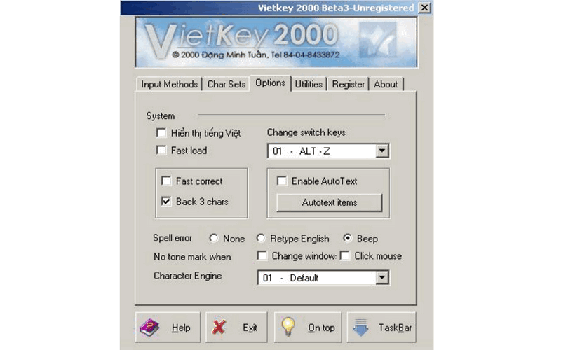 Vietkey 2000