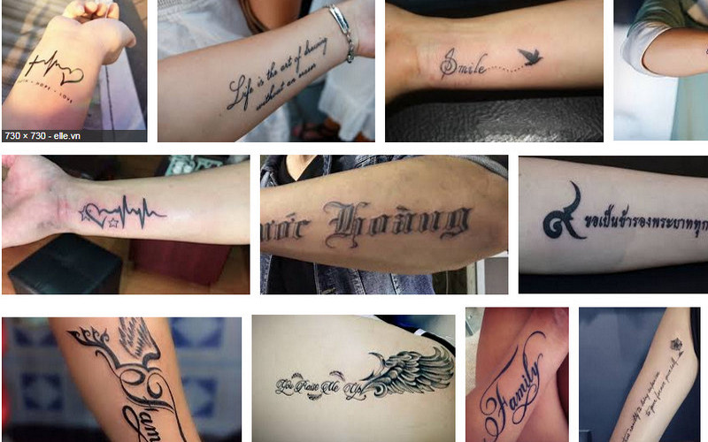 Top 50 Font Tattoo cực đẹp
