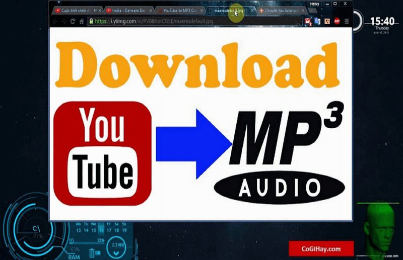 chuyển đổi YouTube sang MP3