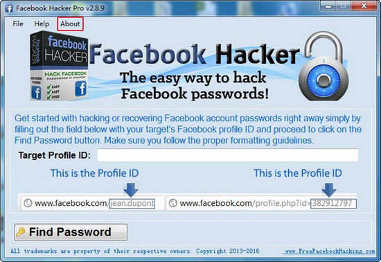 Facebook Password Scanner