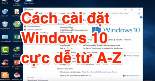 Cách cài đặt Windows 10 cực dễ từ A-Z - Gõ Tiếng Việt