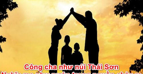 Công cha như núi Thái Sơn - Nghĩa mẹ như nước trong nguồn chảy ra - Gõ Tiếng Việt