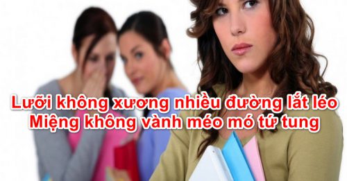 How did the phrase Lưỡi không xương nhiều đường lắt léo originate and what is its meaning?